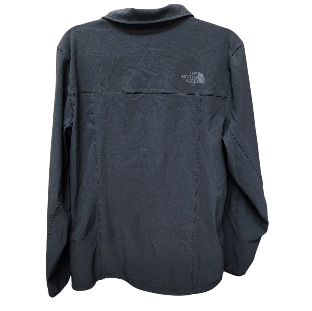 The North Face Windwall Softshell Black‎ Jacket Full Zip Size Medium